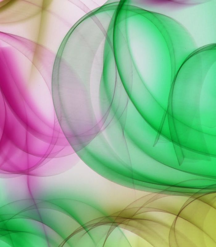 Abstract flowing shapes representing flexibility